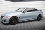 Maxton Street Pro side skirt diffusers + Flaps for BMW 4 Coupe / Gran Coupe / Cabrio M-Pack F32 / F36 / F33