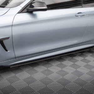 Maxton Street Pro bočni produžeci + Flaps za BMW 4 Coupe / Gran Coupe / Cabrio M-Pack F32 / F36 / F33