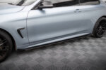 Maxton Street Pro side skirt diffusers + Flaps for BMW 4 Coupe / Gran Coupe / Cabrio M-Pack F32 / F36 / F33