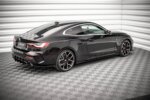 Maxton Street Pro side skirt diffusers + Flaps for BMW 4 M-Pack / M440i G22 / G23 / G22 Facelift / G23 Facelift