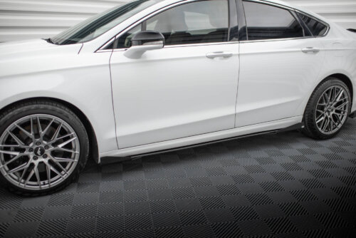 Maxton Street Pro side skirt diffusers + Flaps for Ford Mondeo Sport Mk5 Facelift / Fusion Sport Mk2 Facelift