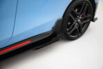 Maxton Street Pro side skirt diffusers + Flaps for Hyundai Veloster N Mk2