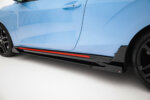 Maxton Street Pro side skirt diffusers + Flaps for Hyundai Veloster N Mk2