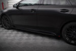 Maxton Street Pro side skirt diffusers + Flaps for Kia Proceed GT / GT-Line Mk1 Facelift / Ceed GT Mk3 Facelift