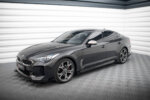 Maxton Street Pro side skirt diffusers + Flaps for Kia Stinger GT / GT-Line / Standard Mk1