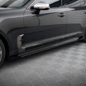 Maxton Street Pro bočni produžeci + Flaps za Kia Stinger GT / GT-Line / Standard Mk1