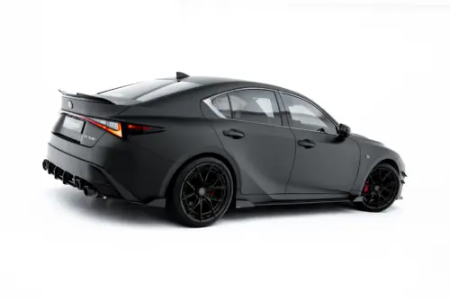 Maxton Street Pro side skirt diffusers + Flaps for Lexus IS 500 Mk3 Facelift 2 (XE30)