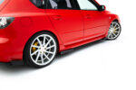 Maxton Street Pro side skirt diffusers + Flaps for Mazda 3 MPS Mk1