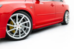 Maxton Street Pro side skirt diffusers + Flaps for Mazda 3 MPS Mk1