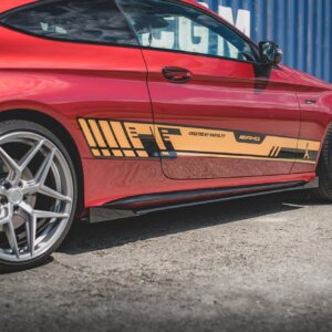 Maxton Street Pro bočni produžeci + Flaps za Mercedes-AMG C43 / AMG-Line Coupe C205