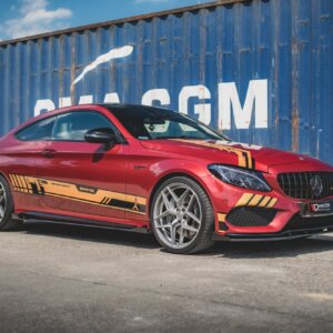 Maxton Street Pro bočni produžeci + Flaps za Mercedes-AMG C43 / AMG-Line Coupe C205