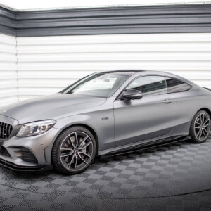 Maxton Street Pro bočni produžeci + Flaps za Mercedes-AMG C43 Coupe / Cabrio C205 Facelift / A205 Facelift