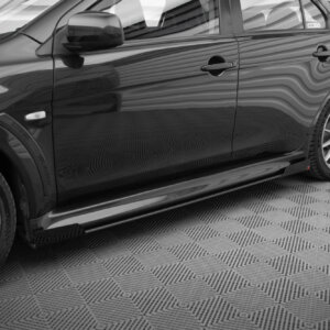 Maxton Street Pro bočni produžeci + Flaps za Mitsubishi Lancer EVO X