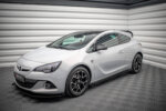Maxton Street Pro side skirt diffusers + Flaps for Opel Astra GTC OPC-Line J