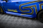 Maxton Street Pro side skirt diffusers + Flaps for Subaru WRX STI Mk1