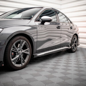 Maxton Street Pro bočni produžeci + Flaps V.1 za Audi S3 / A3 S-Line 8Y / 8Y Facelift