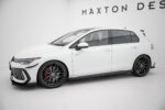 Maxton Street Pro side skirt diffusers + Flaps for Volkswagen Golf GTI / GTE / GTI Clubsport / R-Line Mk8