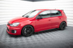 Maxton Street Pro side skirt diffusers + Flaps for Volkswagen Golf GTI Mk6