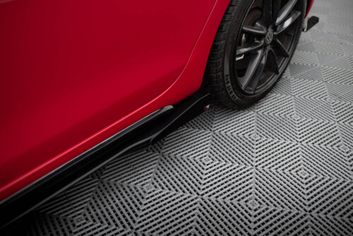 Maxton Street Pro side skirt diffusers + Flaps for Volkswagen Golf GTI Mk6
