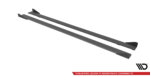 Maxton Street Pro side skirt diffusers + Flaps for Volkswagen Golf R Mk7