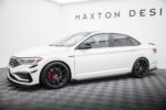 Maxton Street Pro side skirt diffusers + Flaps for Volkswagen Jetta GLI Mk7