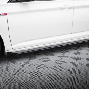 Maxton Street Pro side skirt diffusers + Flaps for Volkswagen Jetta GLI Mk7
