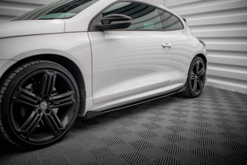 Maxton Street Pro side skirt diffusers + Flaps for Volkswagen Scirocco R Mk3 / Mk3 Facelift