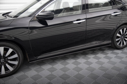 Maxton Street Pro side skirt diffusers for Honda Civic Mk10