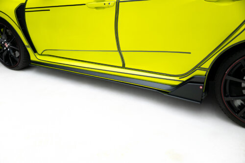 Maxton Street Pro side skirt diffusers for Honda Civic Type-R Mk10 / Mk10 Facelift
