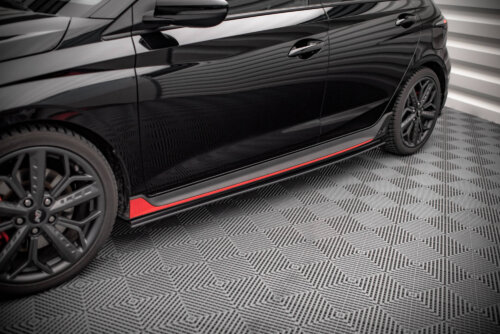 Maxton Street Pro side skirt diffusers for Hyundai I20 N Mk3