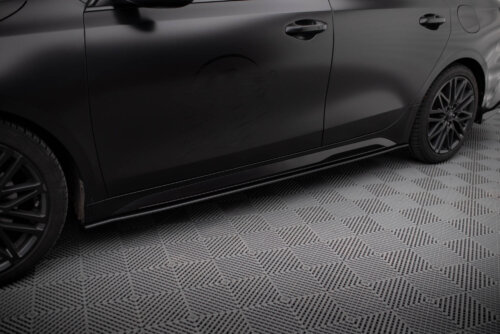 Maxton Street Pro side skirt diffusers for Kia Proceed GT / GT-Line Mk1 Facelift / Ceed GT Mk3 Facelift