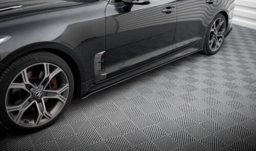 Maxton Street Pro side skirt diffusers for Kia Stinger GT / GT-Line / Standard Mk1