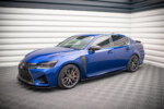 Maxton Street Pro side skirt diffusers for Lexus GS F Mk4 Facelift