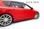 Maxton Street Pro side skirt diffusers for Mazda 3 MPS Mk1
