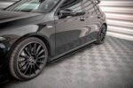 Maxton Street Pro side skirt diffusers for Mercedes A35 AMG / AMG-Line Aero Pack W177