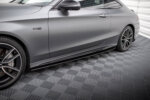 Maxton Street Pro side skirt diffusers for Mercedes-AMG C43 Coupe / Cabrio C205 Facelift / A205 Facelift
