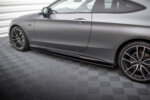 Maxton Street Pro side skirt diffusers for Mercedes-AMG C43 Coupe / Cabrio C205 Facelift / A205 Facelift