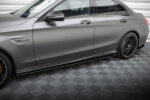 Maxton Street Pro side skirt diffusers for Mercedes-AMG C63 Sedan / Estate W205 Facelift