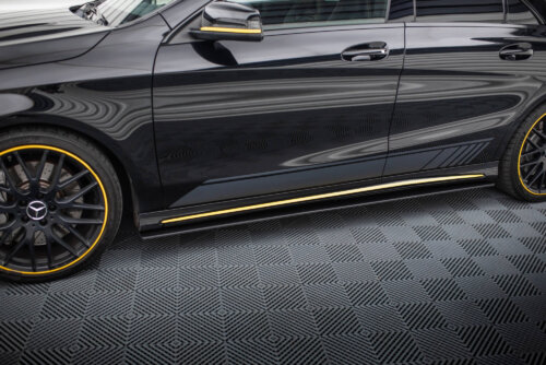 Maxton Street Pro side skirt diffusers for Mercedes-AMG CLA 45 C117 Facelift