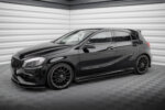 Maxton Street Pro side skirt diffusers for Mercedes-Benz A AMG-Line W176 Facelift