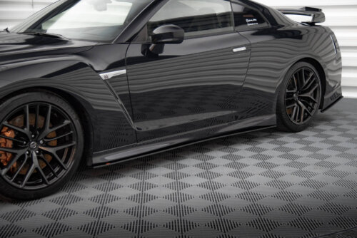 Maxton Street Pro side skirt diffusers for Nissan GTR R35 Facelift