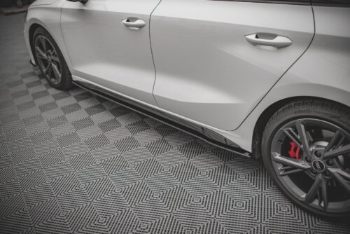 Maxton Street Pro side skirt diffusers V.1 for Audi S3 / A3 S-Line 8Y / 8Y Facelift