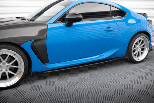 Maxton Street Pro side skirt diffusers V.1 + Flaps for Toyota GR86 Mk1