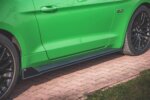 Maxton side skirt diffusers V.2 for Ford Mustang GT Mk6 Facelift