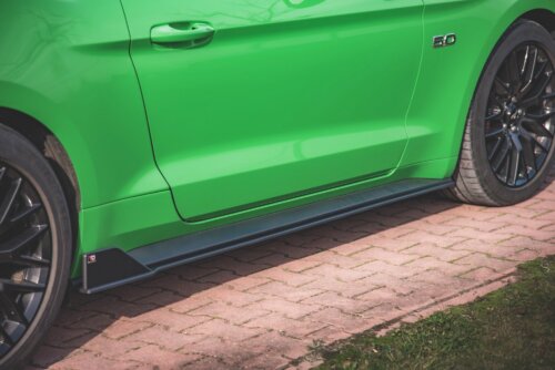 Maxton side skirt diffusers V.2 for Ford Mustang GT Mk6 Facelift