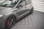 Maxton side skirt diffusers V.2 for Hyundai I30 N / N-Line Hatchback / Fastback Mk3 / Mk3 Facelift