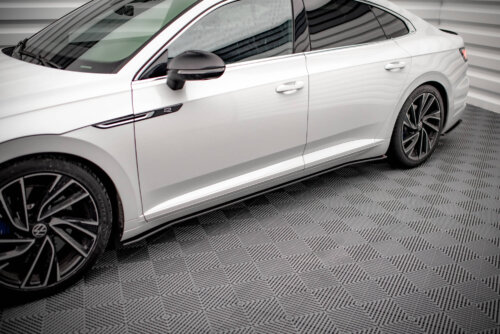 Maxton side skirt diffusers V.2 for Volkswagen Arteon R / R-Line Sedan / Shooting Brake Mk1 Facelift