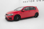 Maxton side skirt diffusers for Volkswagen Golf R / R-Line Mk7 Facelift