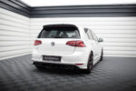 Maxton rear diffuser and rear side splitters for VW Golf 7 R Hatchback