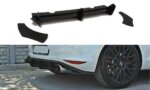Maxton rear diffuser and rear side splitters for VW Golf MK7 GTI